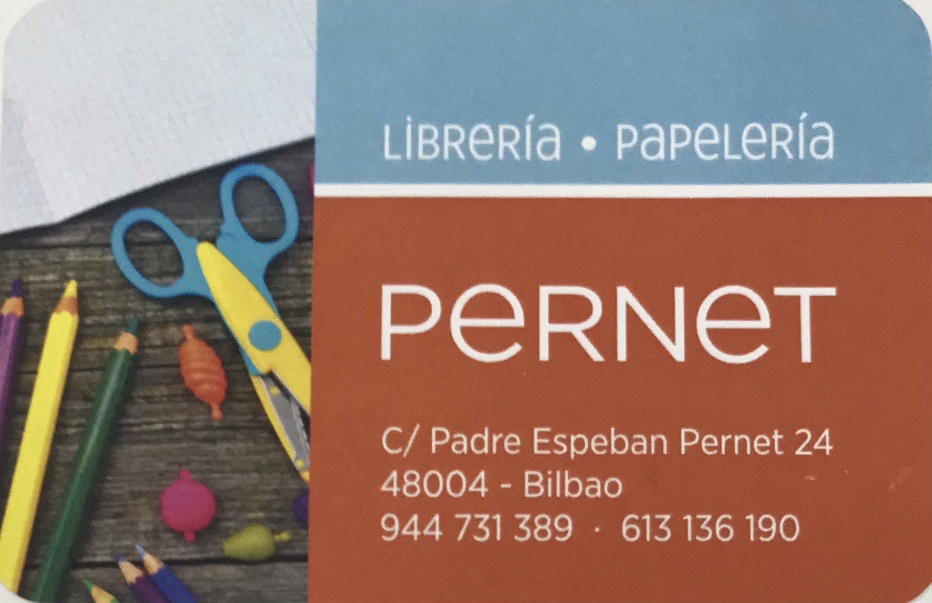 Logotipo Librería Papelería Pernet